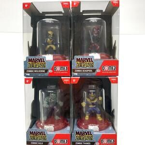 Domez Marvel Zombies Wolverine Deadpool Thanos Hulk Series 1- 4 Pack 549 - 552